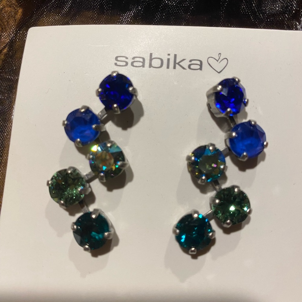 Sabika 5 stone earrings